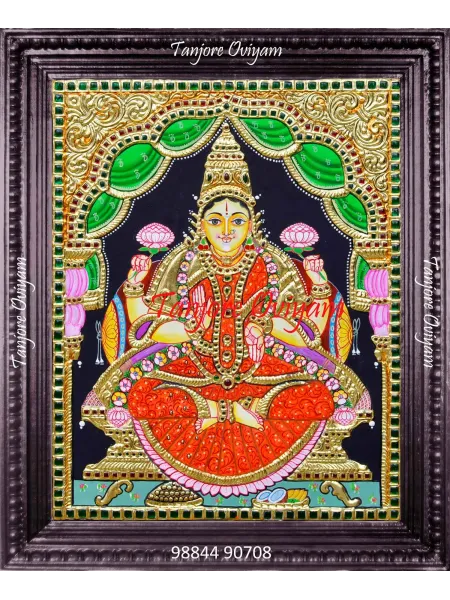 Traditional Lakshmi Tanjore Painting
